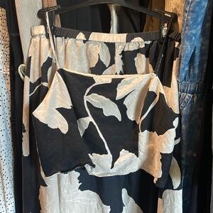 2 piece maxi skirt & tank top